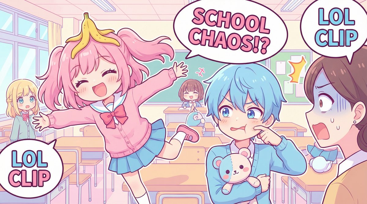 萝莉岛动漫-校园欢笑喜剧动漫教程